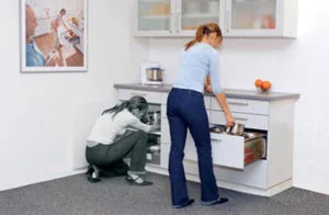 Keukenkasten met lades zijn makkelijker toegankelijk