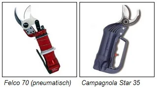 Pneumatische snoeischaren