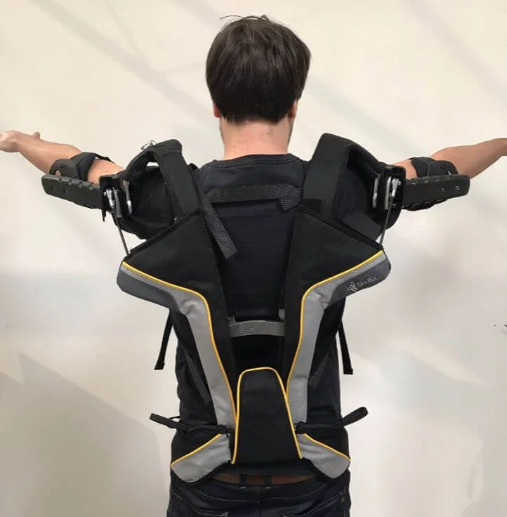 Passieve exoskeletten schouders
