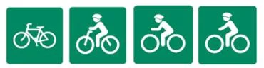 Fietsbord in verschillende varianten