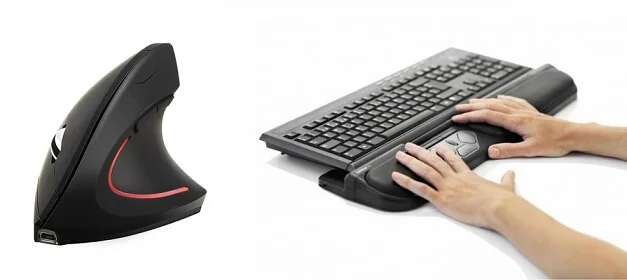 Verticale en centrale computermuis