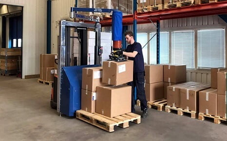 Orderpicking met tilhulpmiddel