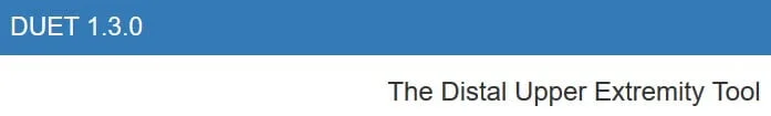 Duet - Distal Upper Extremity Tool