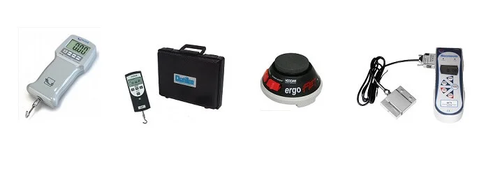 Dynamometer van Sauter, Chatillon, Ergofet en Mecmesin