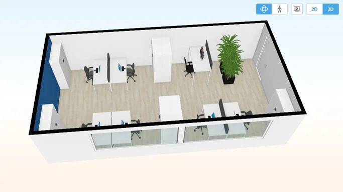 3D grondplan in Floorplanner