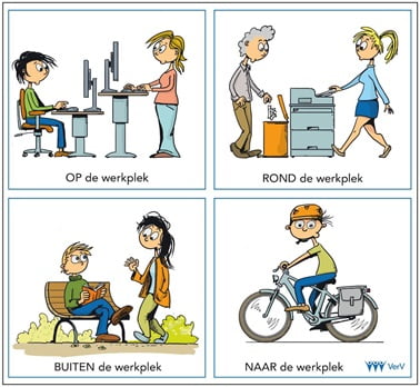 Bewegen op kantoor