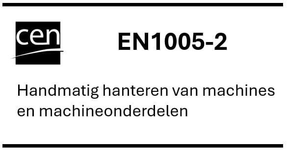 EN1005-2 Handmatig hanteren van machines en machineonderdelen