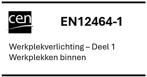 EN12464 Werkplekverlichting - werkplekken binnen