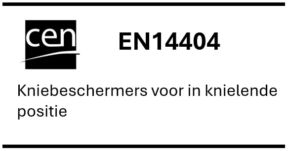 EN14404 Kniebeschermers voor in knielende positie