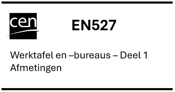 EN527 Werktafel en bureaus