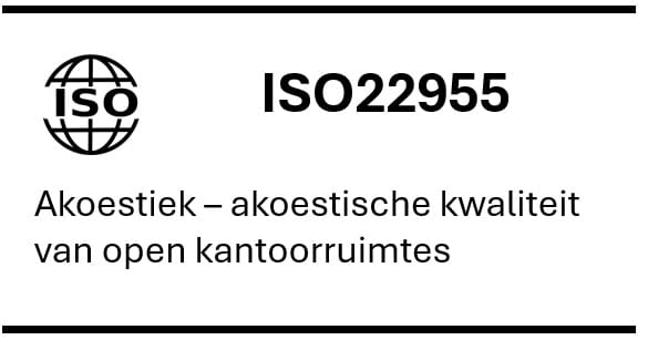 ISO22955 Akoestiek van open kantoorruimtes