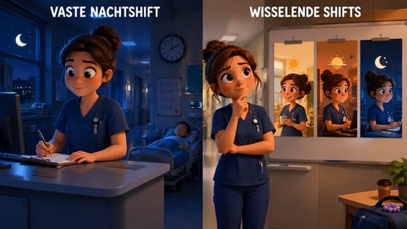 Vaste nachtploeg beter dan roterende shiften