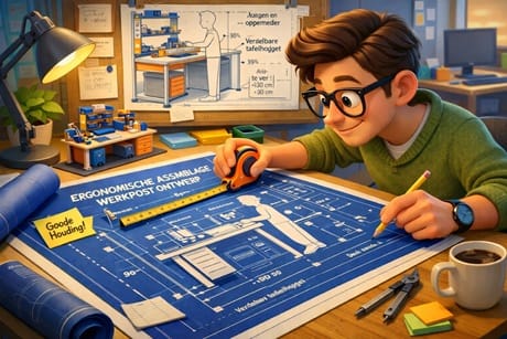 Ergonomische ontwerp werkplek